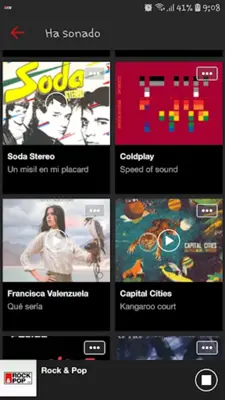 Rock & Pop Radio android App screenshot 2