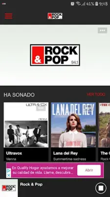 Rock & Pop Radio android App screenshot 4